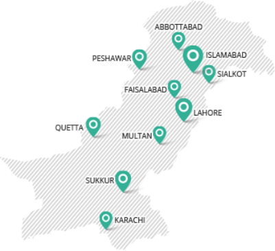 pakistan map